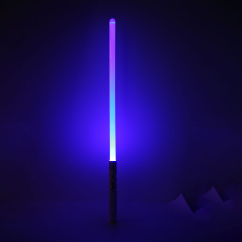 Metallgriff Mini-Lichtschwert 1200mAh 776mm Silber 2