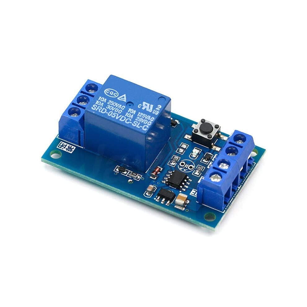 Bistable Relay Module 5V/12V Onekey Single Button Startstop Car Modification Selflocking 1 Piece 9339159423332