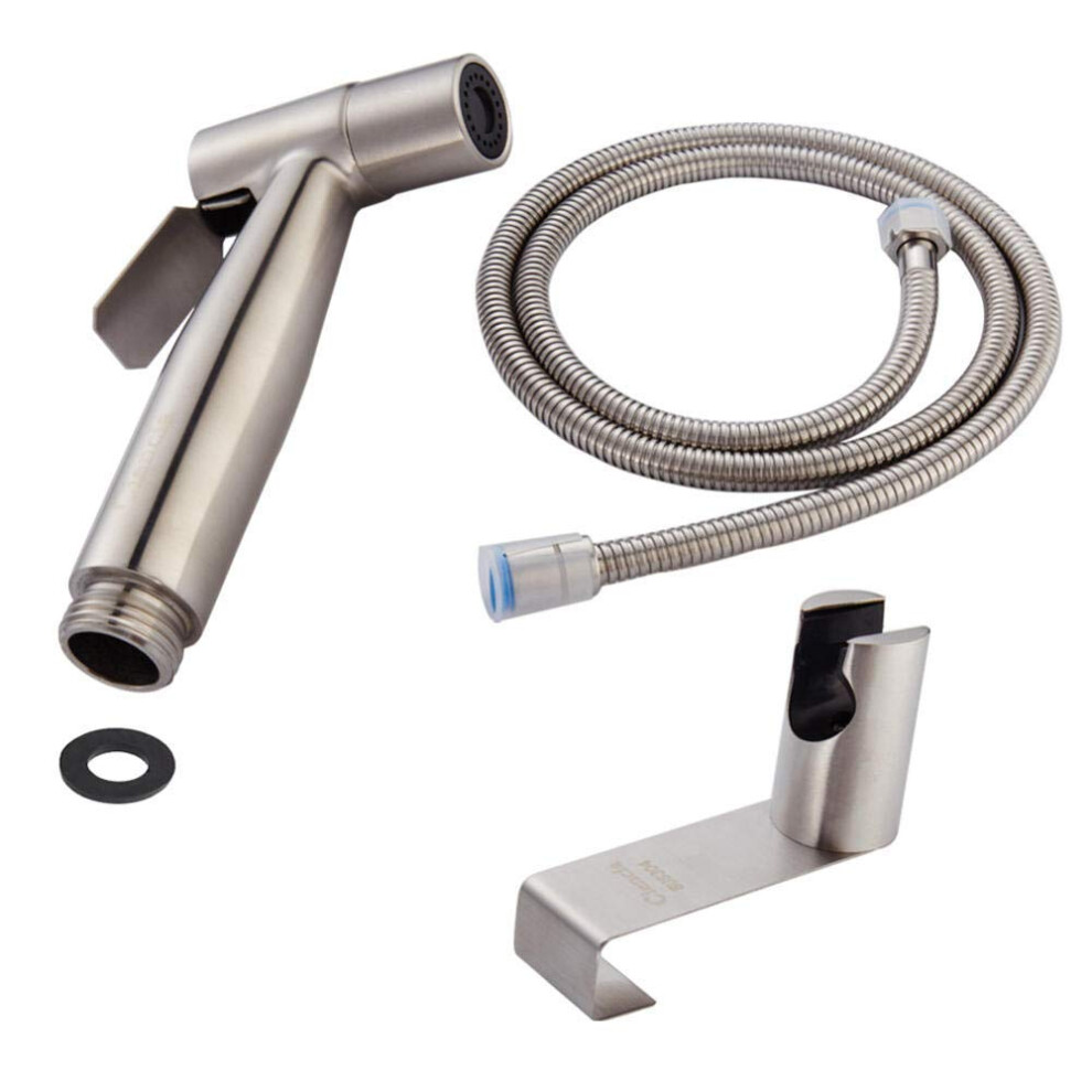 Bidet Spray Kit Stainless Steel Bidet Spray Head Shower Sprayer Toilet Spray Gun Set 9323874160832