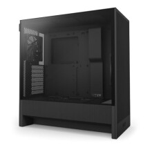 NZXT H5 Flow - Compact ATX Mid-Tower PC Gaming Case - High Airflow - 2 x 120mm Fans Included - 360mm Front & 240mm Top Radiator Support - Cable