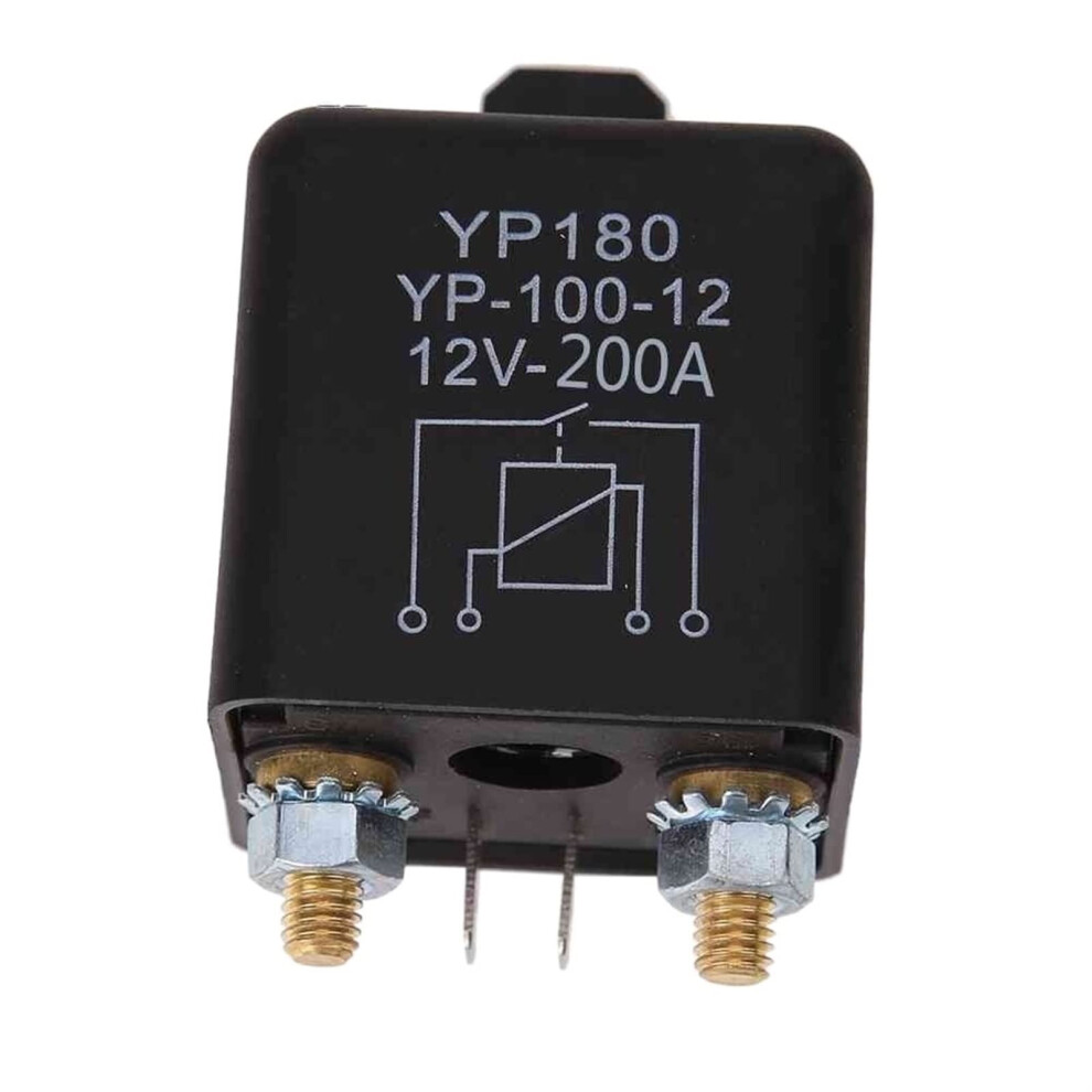Current 4 Pin Car Relay 12V 200A 100A Continuous Type Normally Open Car Truck Automotive Relay Three Pack 9323874160917