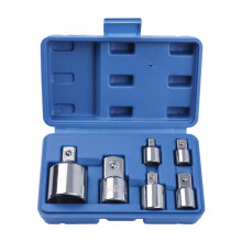Impact Socket Adapter SixPiece Reducer Set 1/4 To 3/4 Inch Drive Fits 1/4, 3/8, 1/2, 3/4 Inch Sockets