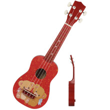 Holz Ukulele Rot Kinder Anfänger Leicht Tragbar