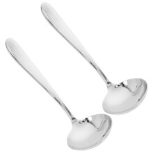 2Stk Suppenkellen Silber Küchenlöffel Für Suppe Sauce & Stew