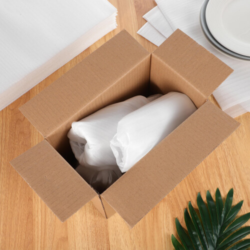 100Ud Bolsas De Espuma Epe Blancas Para Embalaje Y Envío 2