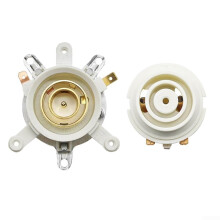 Electric Kettle Accessories Base Thermostat Temperature Switch Connector White, 1 Set, Replacement Part