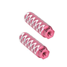 aluminum alloy bike pedal axle pegs for mountain bike red