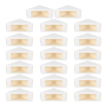 20Ud Caja Para Pasteles Y Sandwich Desechable, Papel Y Sin Olor
