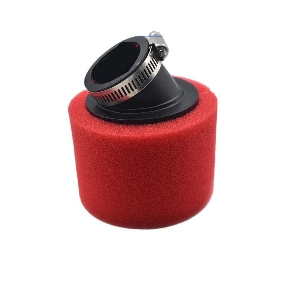 Air Intake Filter 32Mm 35Mm 38Mm 42Mm 45Mm 48Mm Bend Elbow Filter For Moped Scooter Pit Bike Motorcycle 38Mm Replacement Red 9339159424421