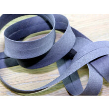 Prym 20mm Cotton Bias Binding Tape Grey - per metre
