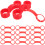 100Pz Maniglie Rosso PP Per Bottiglie D'acqua 7