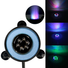 Luce per acquario in materiale atossico per la visione notturna, colori RGB con design a bassa tensione, migliora la decorazione dell'acquario con