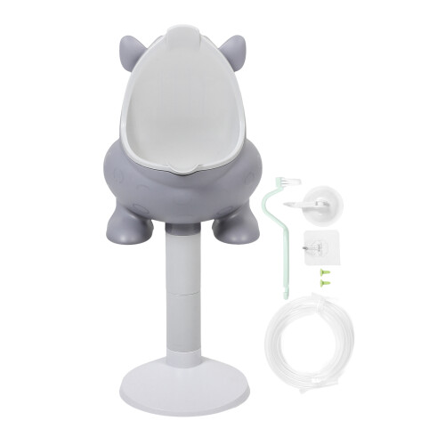 Baby Urinal for Boys Plastic Standing Potty Training Light Grey