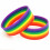 Βραχιόλια Σιλικόνης Rainbow Pride, Βραχιόλια Υποστήριξης LGBT σε Πολύχρωμα, Άνετα για Gay 1