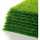 Grama artificial para jardim, formato e cor realistas, micro paisagem para projetos DIY, 15x15 cm (6x6 polegadas), à prova d'água e resistente à 3
