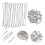 1 Set Metal Ceiling Fan Pull Extension Curtain Chain With Buckles 7
