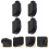 4Pcs Easy Install Window Protective Lock Black Plastic Security Latch 3