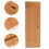 Brown Bamboo Roller Blind for Sushi Making Heat Insulating Shade 6