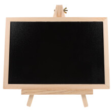 Pizarras De Madera Negras Con Soporte Portátil Para Mensajes