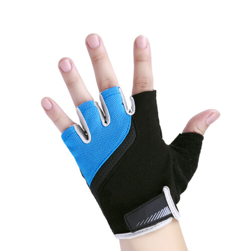 1Par Meio Dedo Respiráveis Para Exercícios E Azul 2