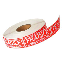 Fragile Labels Bright Adhesive, Fragile Handling Tags, Handle With Care Stickers For Boxes, Glassware, Artwork