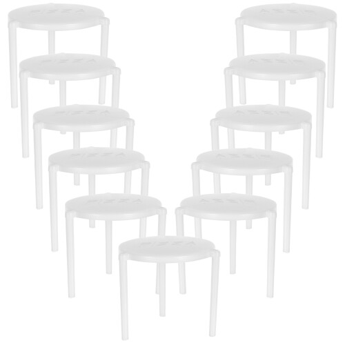300Ud Soportes Apilables Para Pizza Tripié Material ABS