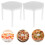300Ud Soportes Apilables Para Pizza Tripié Material ABS 9