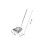 Standing Stainless Steel Dustpan With Comfortable Grip Handle 2