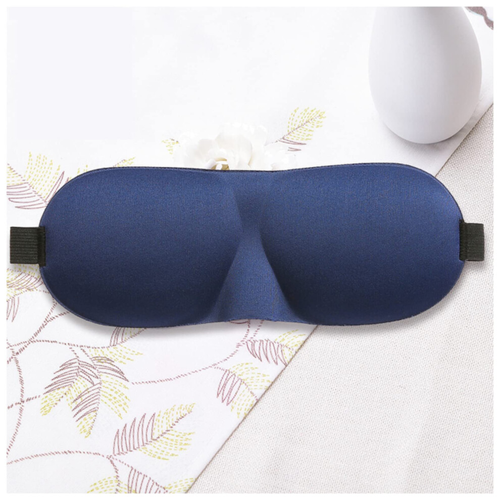 Eye Mask For Sleeping 3D Sleep Mask Bandage Silk Soft Shade Cover Navy No Nose Wing Travel