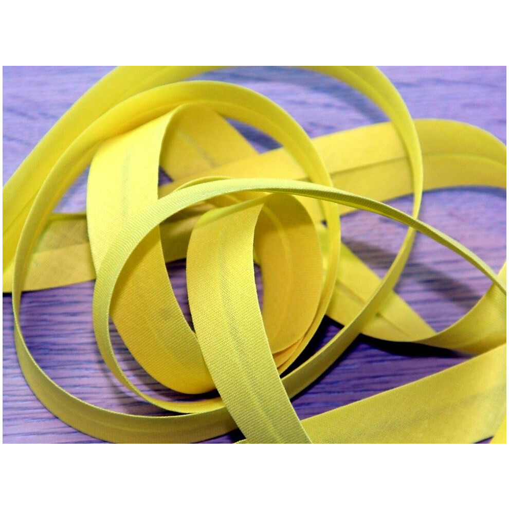 Prym 30Mm Cotton Bias Binding Tape Yellow - Each