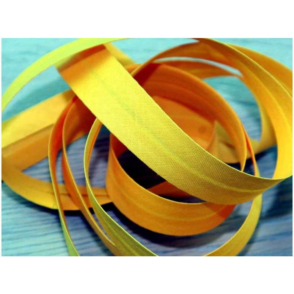 Prym 20Mm Cotton Bias Binding Tape Yellow - Each