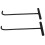 2Pcs Durable Steel Manhole Lid Lifting Hooks T Handle Utility Hooks 11
