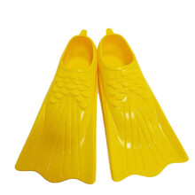 Short Swim Flippers Soft Silicone Snorkel Fins For Kids And Adults Yellow XS 2932 Yards Swimming Diving Snorkelling