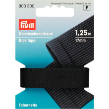 Prym 17mm Sew On Kick Tape Black - each