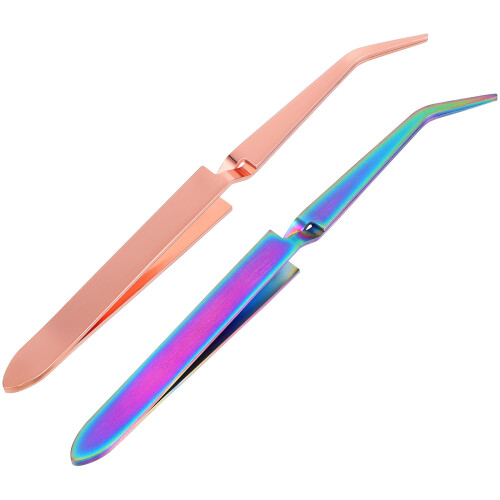 2Ud Herramientas De Multicolor Con Punta Angular Para Manicura