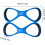 Webbed Gloves for Swim  Backstroke Training, Freestyle Wrist Bending, Unisex, Blue 3
