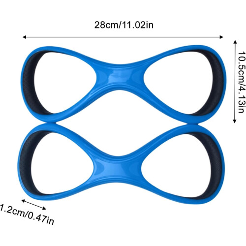 Webbed Gloves for Swim  Backstroke Training, Freestyle Wrist Bending, Unisex, Blue 2