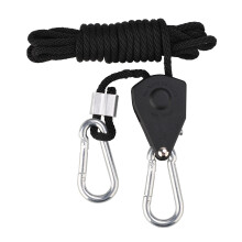 Soporte de cuerda ajustable que se adapta a tu estilo de vida, polea de trinquete de alta resistencia para un manejo sencillo de tu equipo.