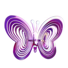 Windmühlen-Dekoration als Geschenkidee, reflektierende Windspiele aus Edelstahl, kinetische 3D-Metallskulpturen für den Außenbereich, dekorative