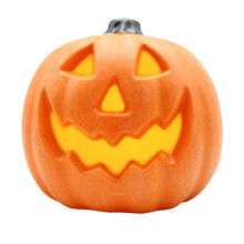 Luminária de Abóbora para Casa Assombrada, Estatueta de Abóbora de Halloween em LED com Aparência Elegante para Decoração Interna e Externa