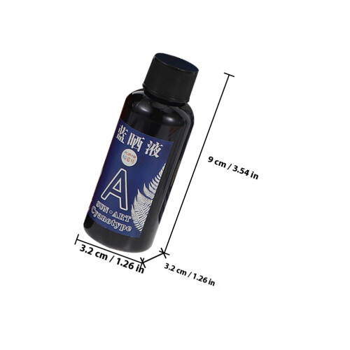1Set Kit DIY Cyanotype Con Grembiule E Carta 1