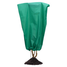 Mantas antihielo no tejidas para plantación de invierno. Cubiertas duraderas para arbustos de exterior con cordones ajustables. Protección