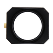 58 mm quadratische Gegenlichtblende für Kamera schwarz 6,5  5,7  2,6 cm