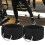 Premium Nylon Ankle Straps for Gym Training, 40cm, Black 10