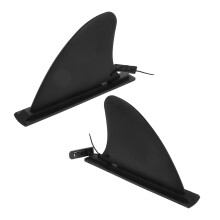 Detachable Surfboard Fin 2pc Set With SnapIn Mechanism For Kayak And Inflatable Paddle Boards Stability Noise Reduction
