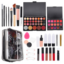 1Sats Praktiskt Makeup Kit I ABS För Kvinnor Med Hållbara