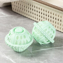 Pet Hair Remover 2Pack Silicone Laundry Balls For Washing Machines, Pet Hair Catcher For Clothes And Bedding, Green