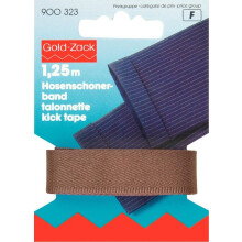 Prym 17mm Sew On Kick Tape Medium Brown - each