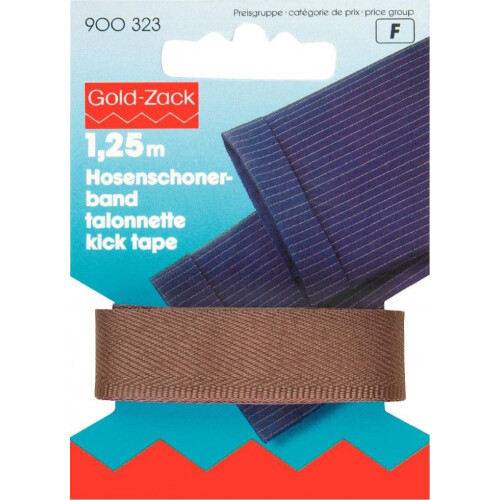 Prym Prym 17mm Sew On Kick Tape Medium Brown - each