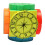 (B)Time Machine Speed Cube UV Printing Stickerless Numbered Cube Focus Training Portable Kids Adults 1